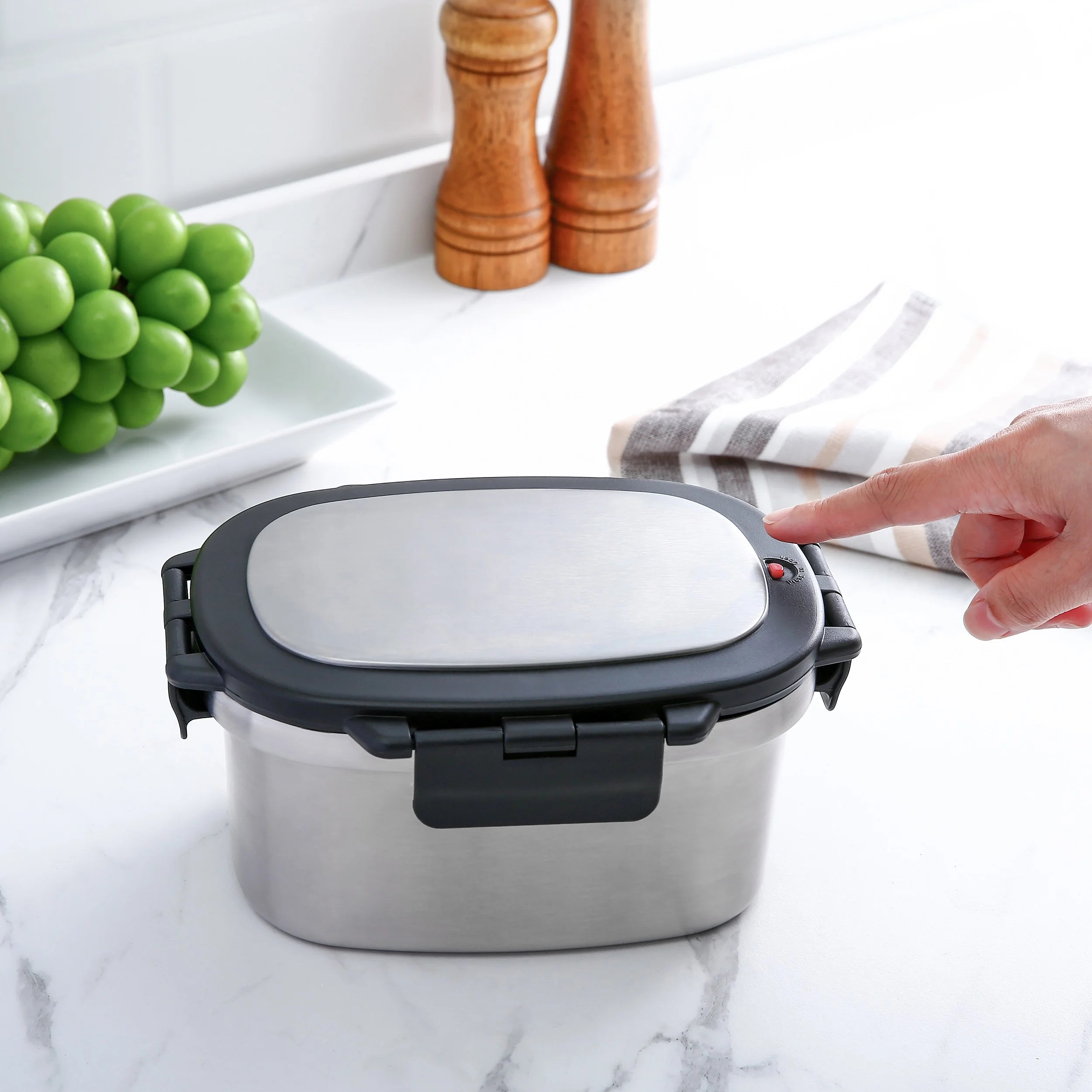 33 Oz Insulated Stainless Steel Lunch Box Food Storage Container with Lid