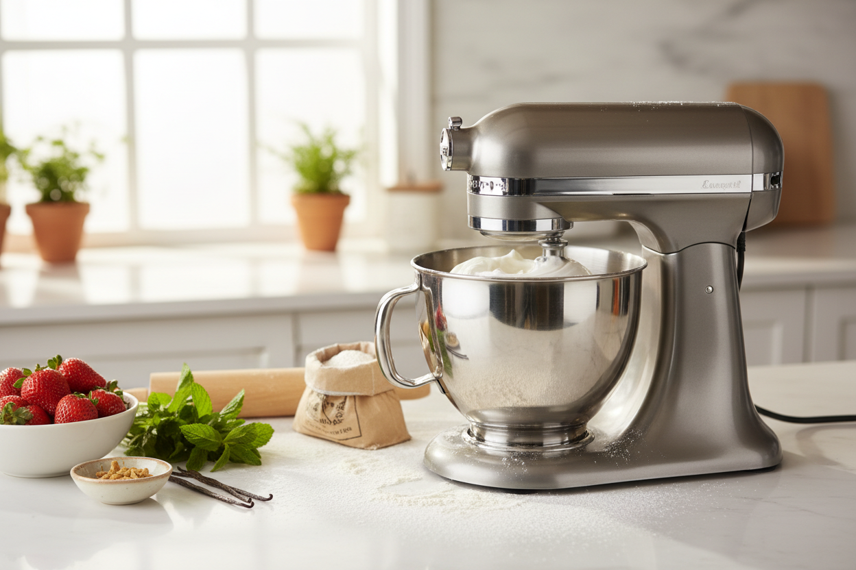 Chef's Cream Blender Stand Mixer Egg Beater